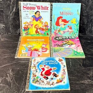 WESTERN PUBLISHING COMPANY A Little Golden Book Lot (5 Books)
